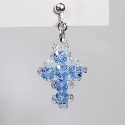 Clips  - Silver 925 - Earrings Karen - Clips  - Silver 925 - Argent 925